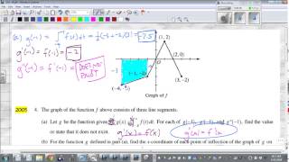 Calculus AB 2005 problem #4 part b form Bwmv