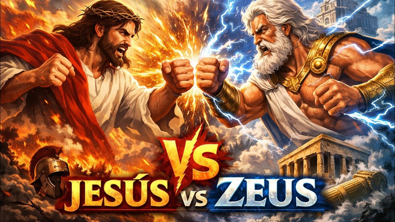 Batalla epica jesucristo contra Zeuz 