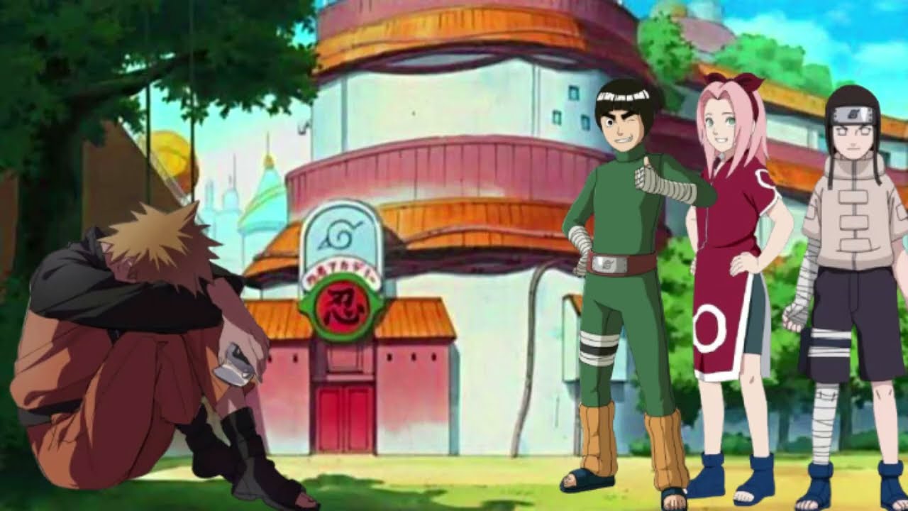 QHPS Si NARUTO era abandonado Por sus amigos en los Exámenes chunin