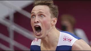 Warholm wins record setting hurdles race