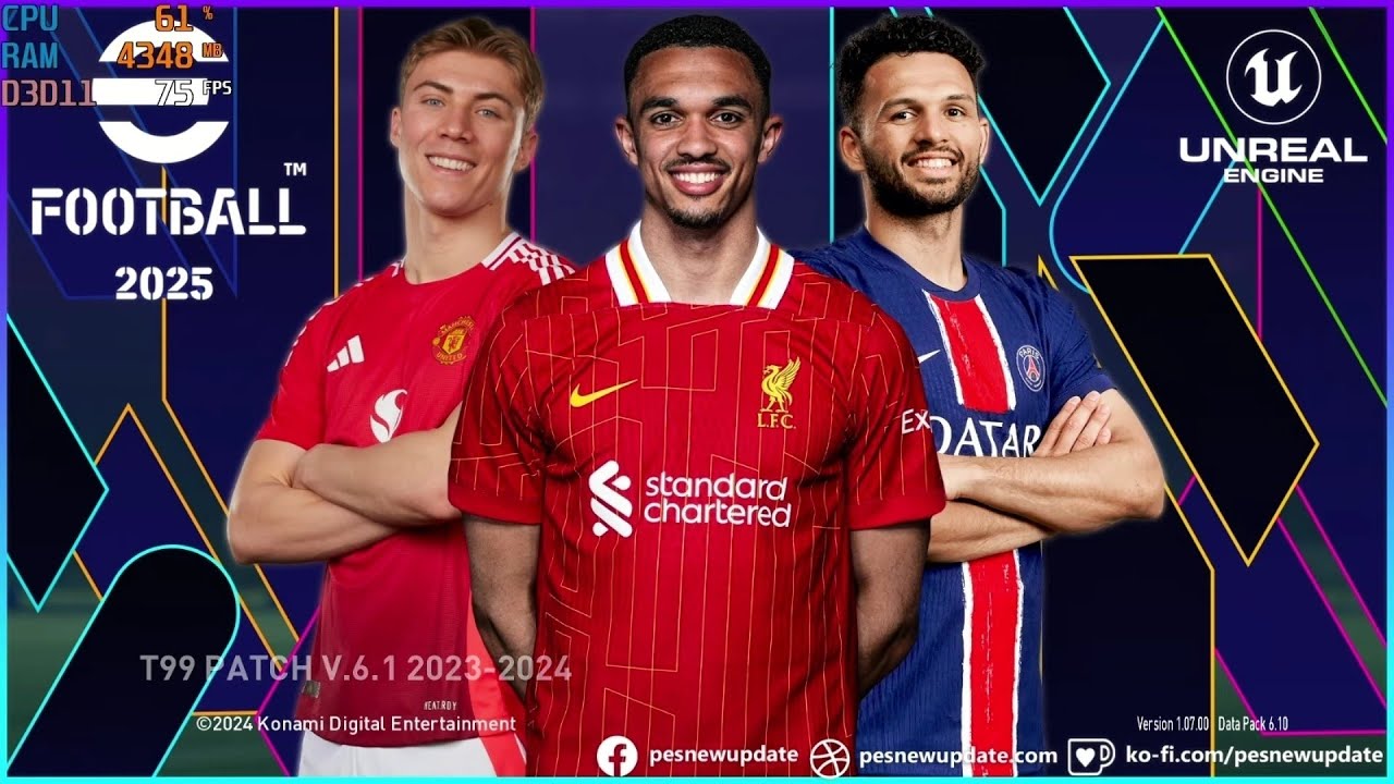 eFootball PES 2021 Patch 2025 - Low End PC - YouTube