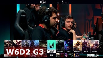 Fnatic vs Schalke 04 | Week 6 Day 2 S10 LEC Spring 2020 | FNC vs S04 W6D2