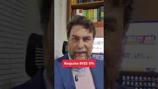 🚨 NOVO REAJUSTE APOSENTADOS ACIMA DO MÍNIMO: REAJUSTE DE 5% #inss #shorts