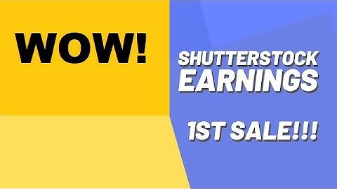 My first sale on ShutterStock! Wow!