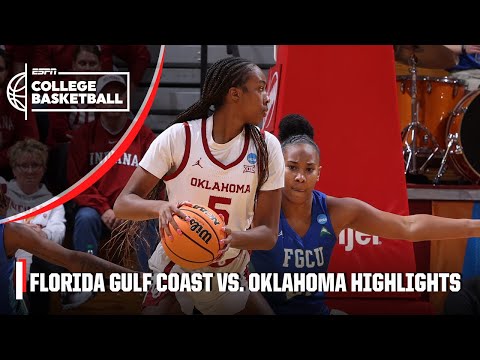 Florida Gulf Coast Eagles vs. Oklahoma Sooners  Highlights 