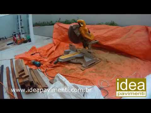 Serra meia esquadria DeWalt DWS 780 / Corte de madeira / corte de deck / Ipê /