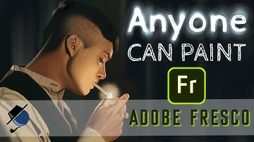 How to do Oil Painting in Adobe Fresco | Live Brushes | Digital Oil Painting | Step by step Tutorial