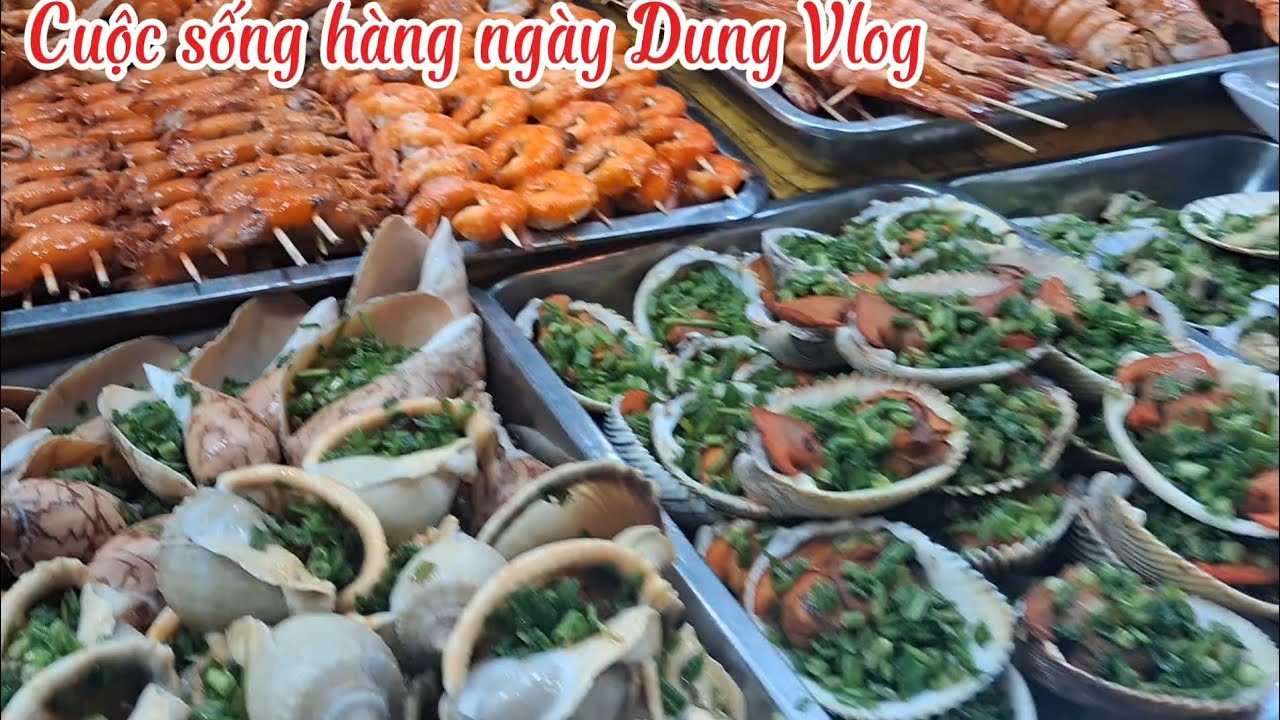 PHẦN 9 PHÚ QUỐC: Chợ đêm Phú Quốc với nhiều HẢI SẢN ngon cực