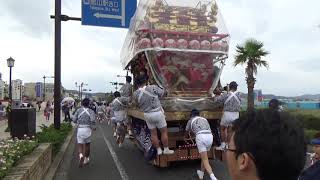 六軒町(やわたんまち20170916)北条海岸駐車場出発