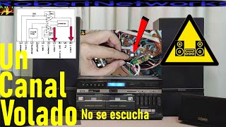 Estéreo Sin Sonido Un Canal No Se Escucha Fisher MC-625 De Los 80&#39;s - RobertNetworks