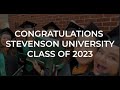 Congratulations stevenson university class of 2023