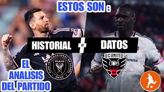 Estos son los datos del Inter Miami vs DC United hoy | Historial, análisis y como vienen los equipos