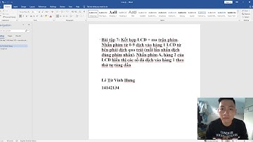 Bài tập 7 vi xử lý hè 2019 ,thầy Hiệp