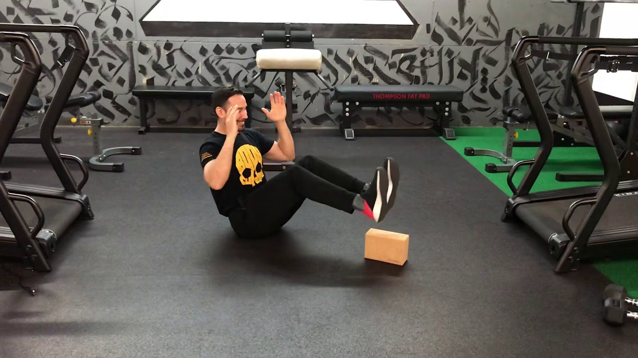 Core Layiing Leg Rotation BC Core Rotation Legs Over Object - YouTube