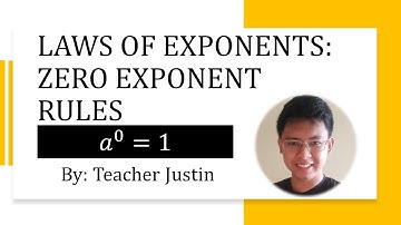 Laws of Exponents: Zero Exponent Rule [Taglish]