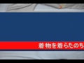 着物しみ抜きと丸洗い