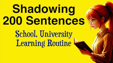 200 English Sentences for School & University Life | Beginner to Advanced | Shadowing Practice | A1