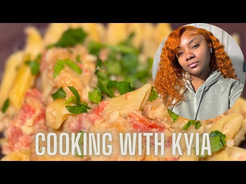Cooking With Kyia | Creamy Cajun Shrimp Pasta