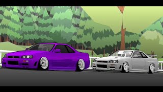 LXST CXNTURY-ODIUM // SUNDAY MORNING RUN WITH FRIEND // GTR R34 CINEMATIC VIDEO // FR LEGENDS