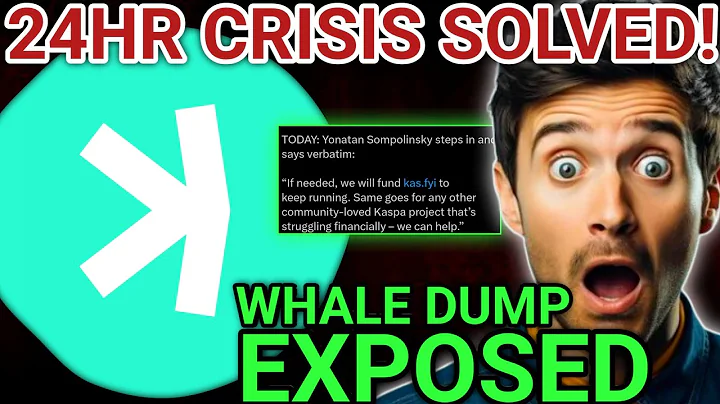 Kaspa's 24-Hour CRISIS SOLVED: Core Team Saves Critical Infrastructure! (KAS Price Analysis)