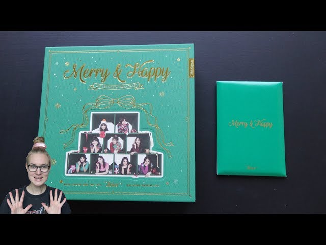 Unboxing TWICE 트와이스 1st Korean Studio Album Repackage Merry