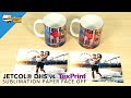 Jetcol dhs vs texprint sublimation paper face off