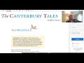 Canterbury Tales Prologue Read Aloud w/ Analysis (1 of 2)