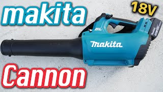 【makita砲】充電式ブロワがすごかった【MUB184DRGX/DZ】Reviewing makita's 18V blower MUB184D