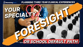 Your Specialty Will Be Decided For You in MS3, UNLESS You DO This (Start in  MS1 & MS2)