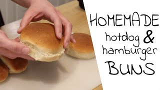 Homemade Hamburger & Hotdog Buns Easy And Delicious