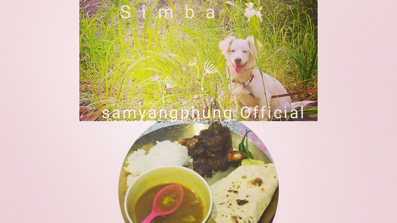 Buff+Rice+Roti+Season Beans Curry+ Simba🐩😜 - YouTube