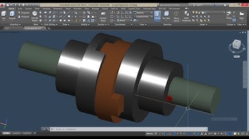 Autocad3D Tutorial - Oldham Coupling