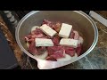 Очень вкусное мясо в казане