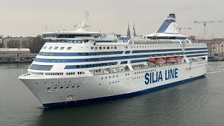 M/S Silja Serenade general alarm (safety drill)