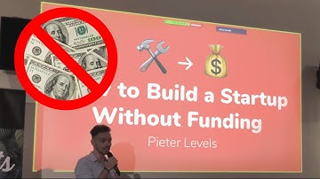 How to Build a Startup Without Funding by Pieter Levels @ Dojo Bali