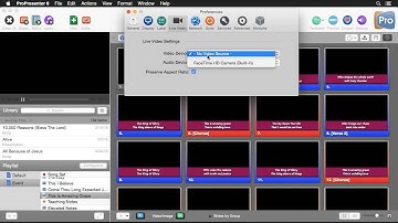 ProPresenter 6: Live Video Input