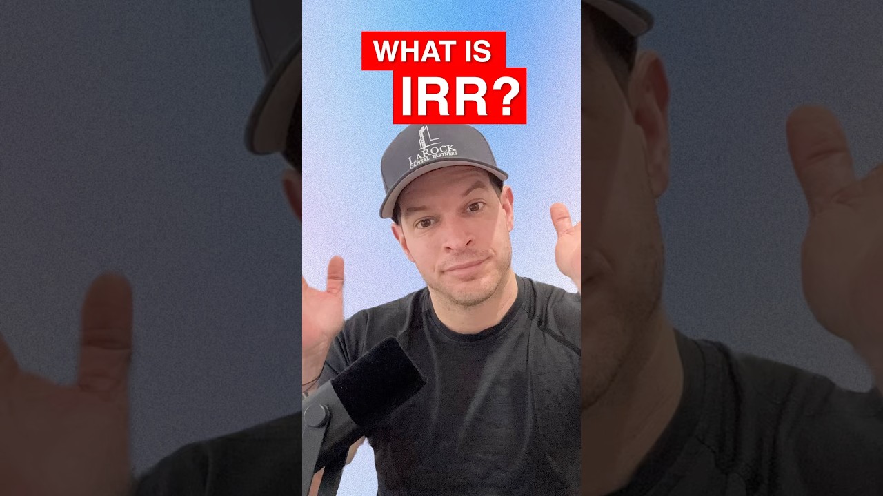 What is IRR in real estate investing?