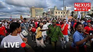 LIVE: Protests Erupt in Havana Over U.S. Actions and Castro Indictment