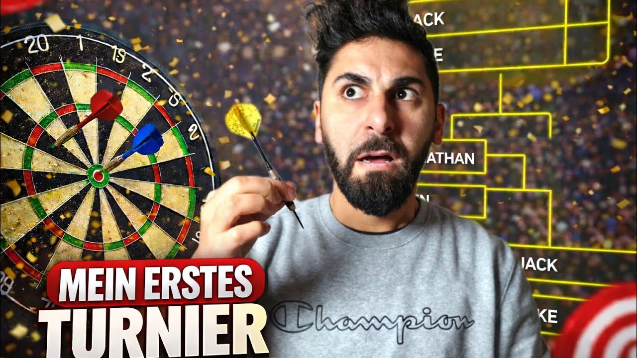 ERSTES DARTS-TURNIER… und dann DAS 😱🎯