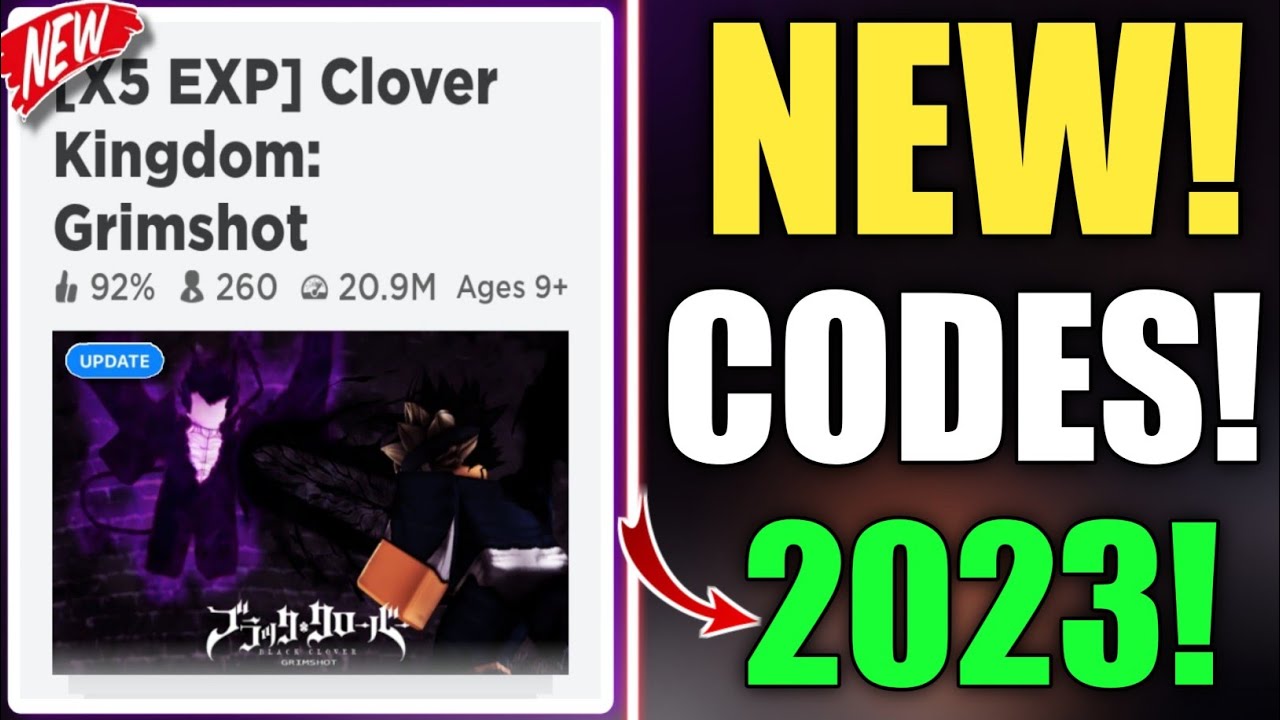 Clover Battlegrounds codes December 2023