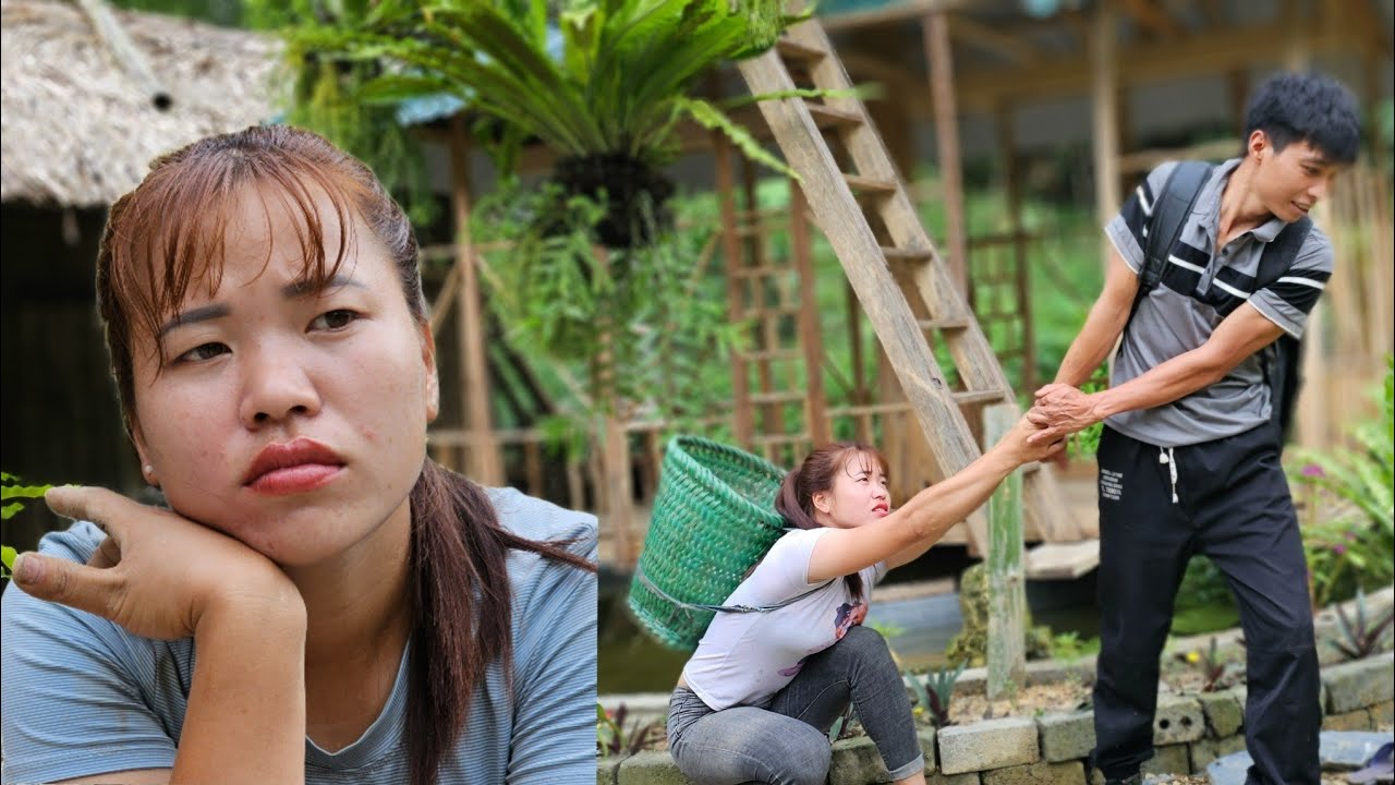 165 days: Harvesting luffa for sale, Caring for Dần | Linh's Life