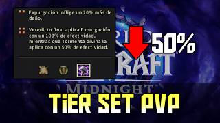 ¿El tier set de Paladín Reprensión es bueno en PvP? | Test Temporada 1 Midnight