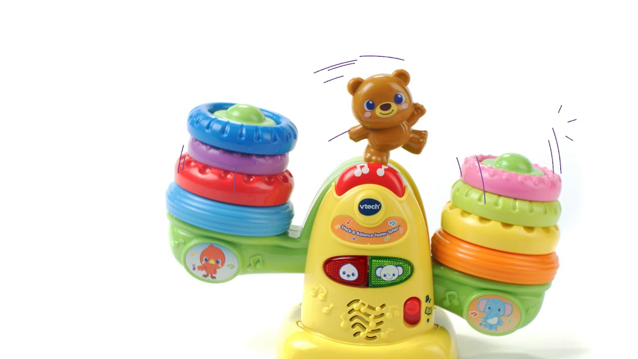 VTECH 513803 Animal Seesaw Stacker - YouTube