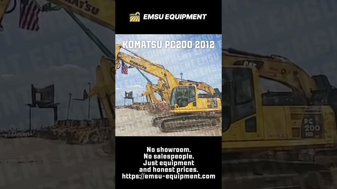 KOMATSU PC200 2012 