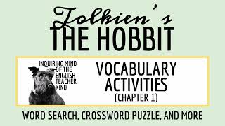 The Hobbit Chapter 1 Vocabulary Games for High School