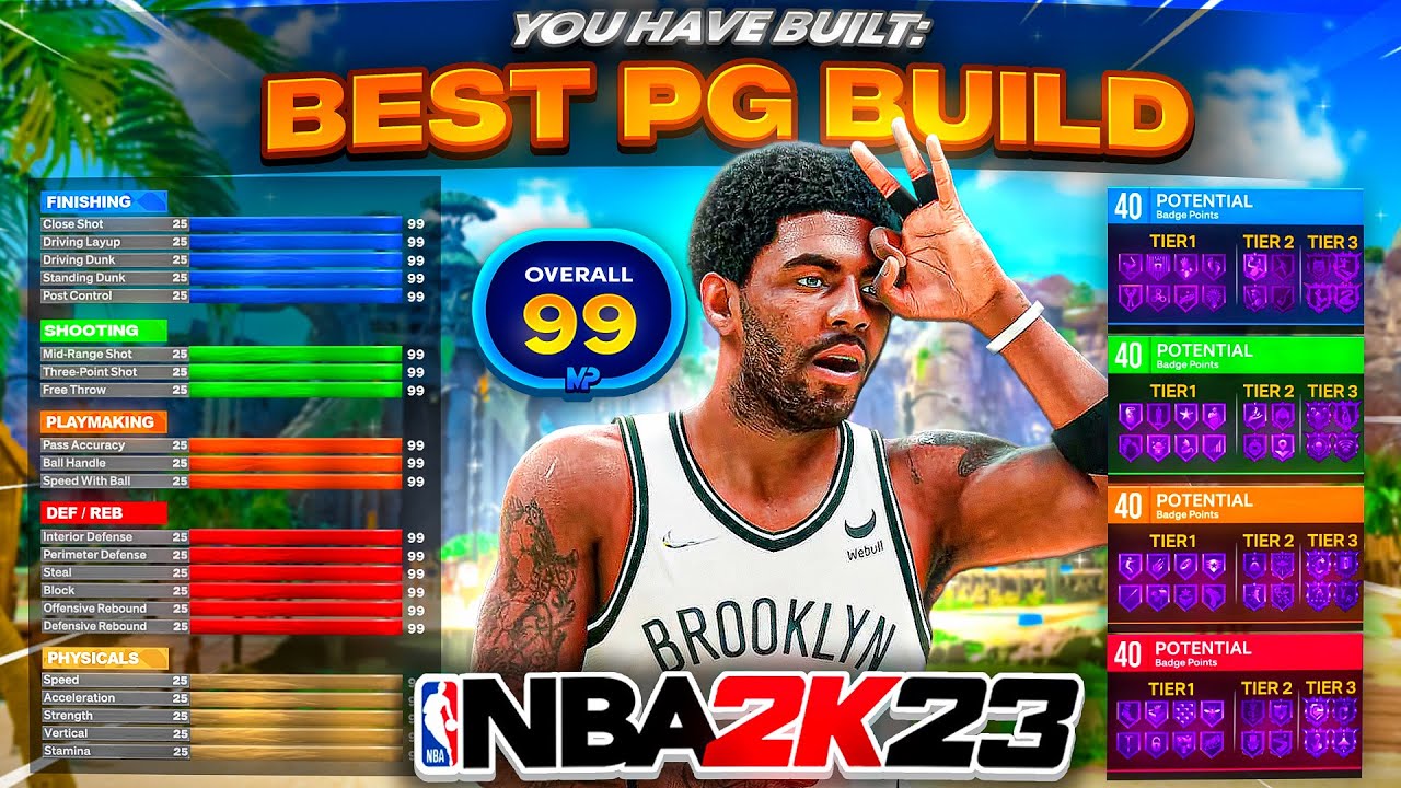 NBA 2K LEAGUE PRO SHOWS BEST PG BUILD IN NBA 2K23! *THIS PG BUILD DOES