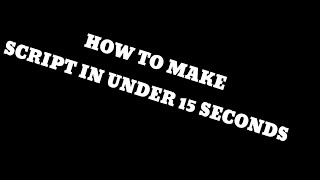 Make A Script That Rickroll'd! In Fancade in UNDER 15 SECONDS