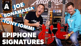 NEW Epiphone Signature Guitars! - Joe Bonamassa & Tony Iommi