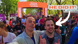 Antwerp 10 Miles: Mathias His Journey To The Finish Line