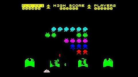 Spectral Invaders ZX Spectrum